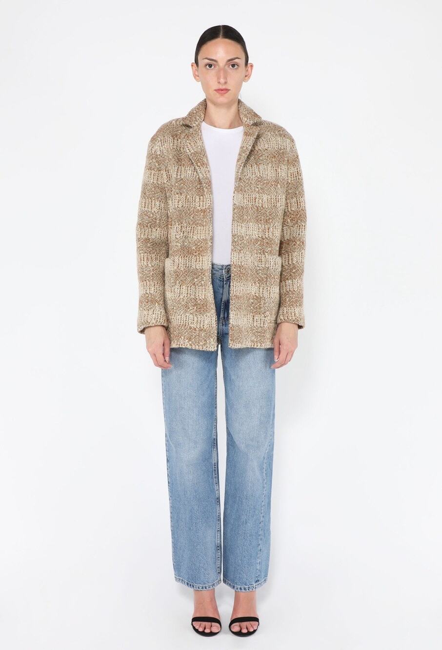 Loro Piana 'Phillip' Wool Tweed Coat Size 40 Small